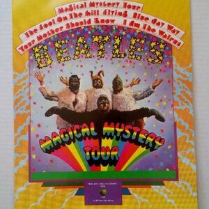 BEATLES MAGICAL MYSTERY Tour Poster Folder Promo Very Hard To Find Video Release